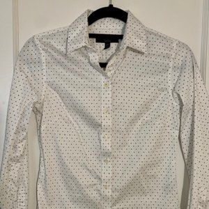 Banana Republic Tailored Fit Cotton Blouse - size 0P